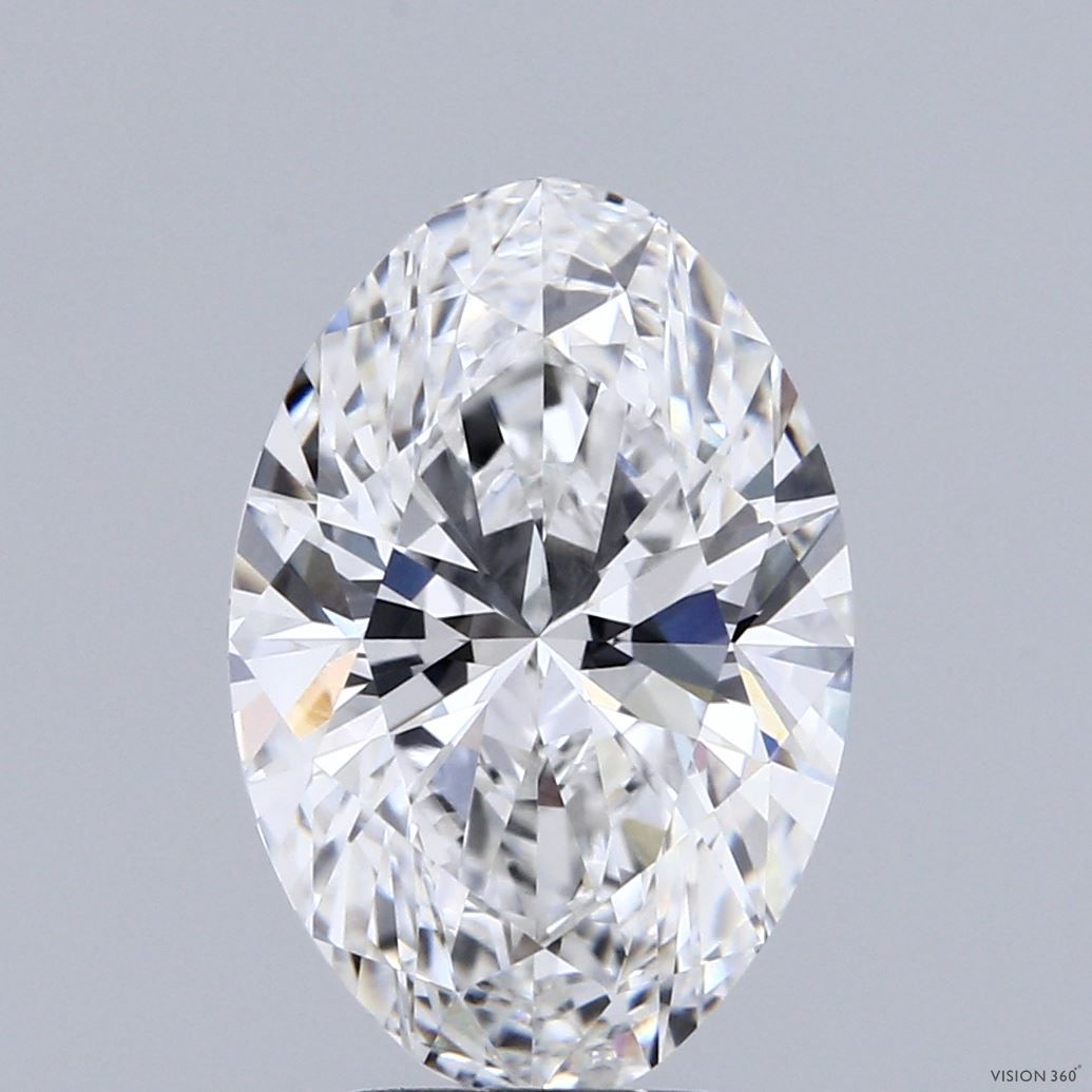 4.09 ct. oval Lab Grown Diamond front image