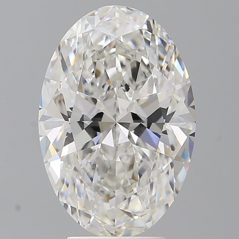 5.02 ct. oval Lab Grown Diamond front image