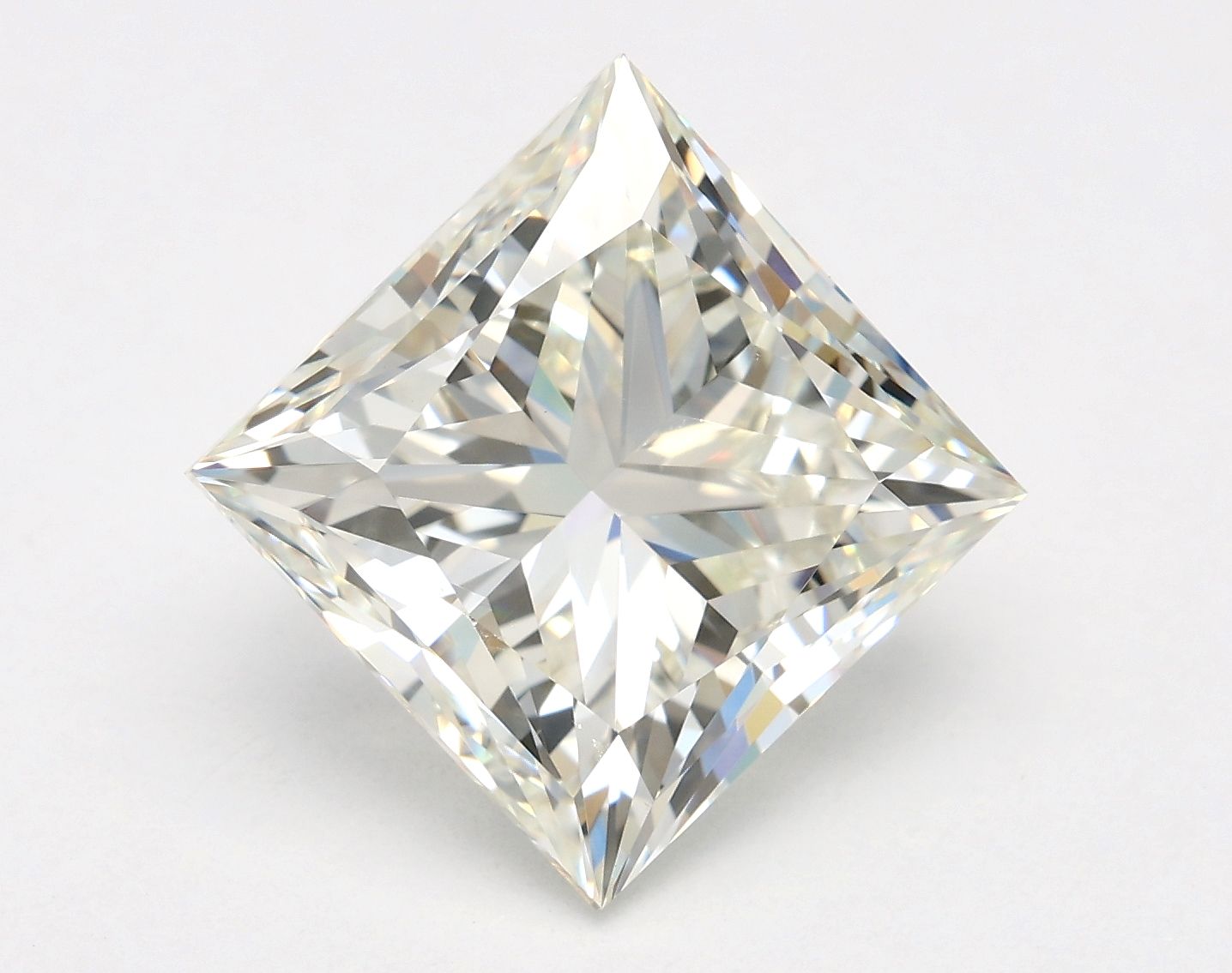 5.03 ct. princess Lab Grown Diamond front image
