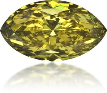 Diament 0.79 ct Fancy Intense Yellow/SI1