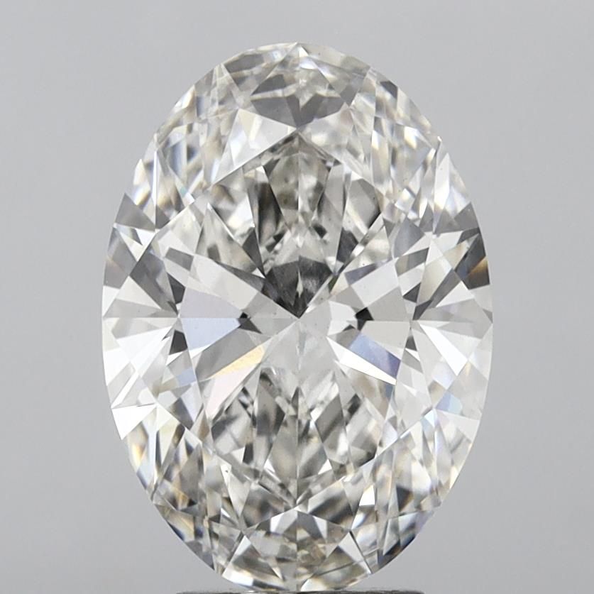 5.12 ct. oval Lab Grown Diamond front image