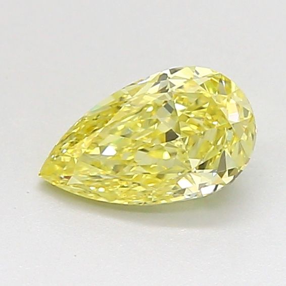 0.66 CT Fancy Intense Yellow PEAR