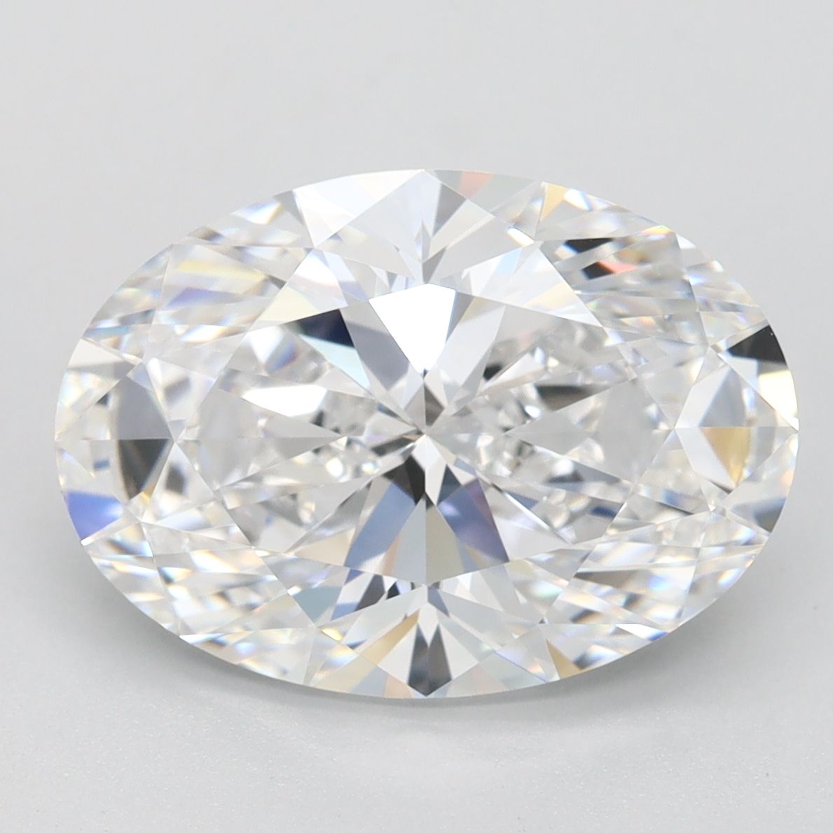 4.10 ct. oval Lab Grown Diamond front image