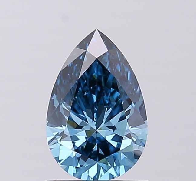 1.07 CT Fancy Vivid Blue PEAR