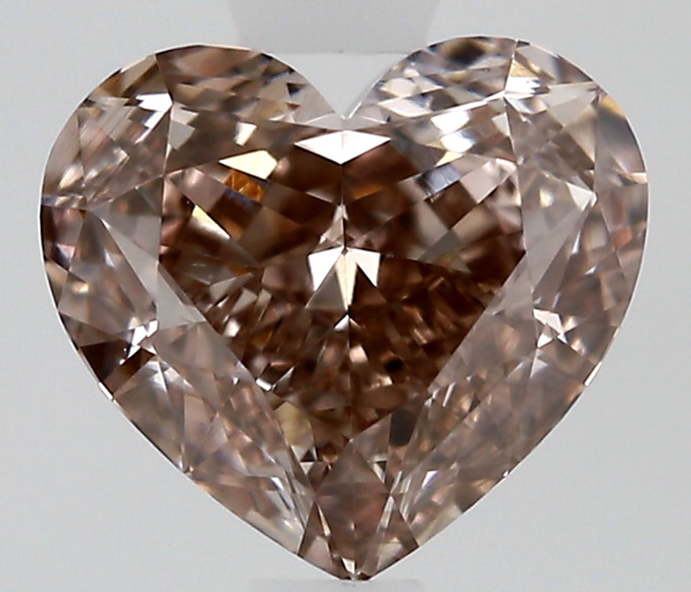 Diament 0.95 ct Fancy Dark Pinkish Brown/VS1