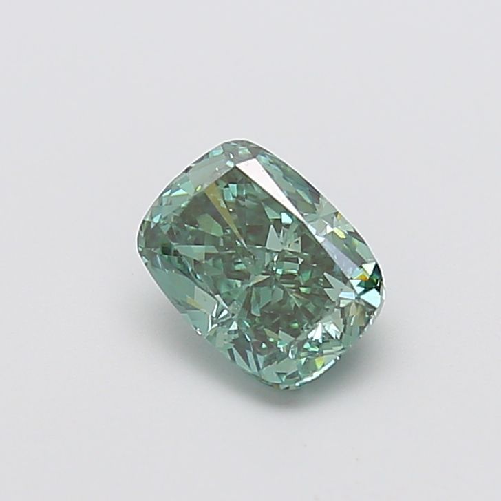 1.5 CT Fancy Vivid Green CUSHION MODIFIED