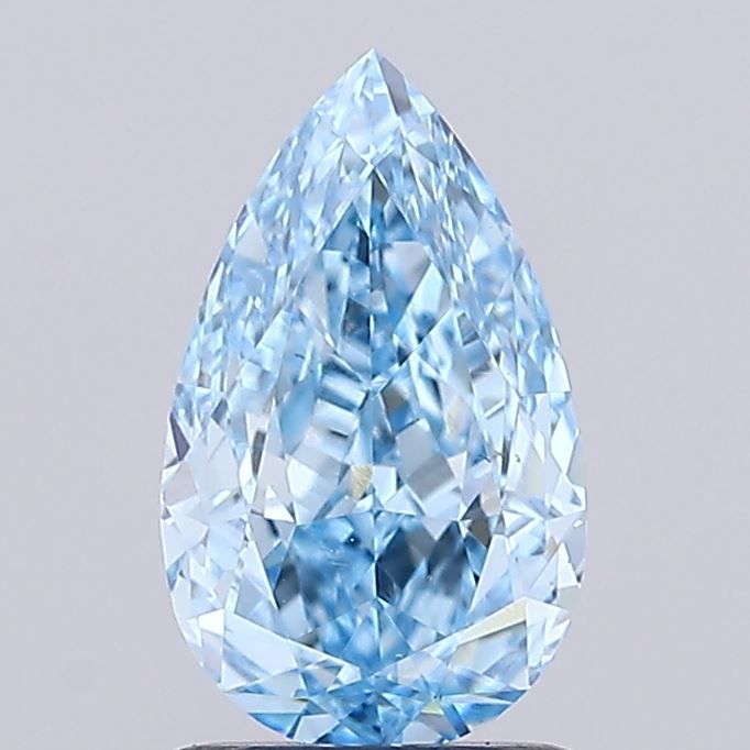 1.52 CT Fancy Vivid Blue PEAR