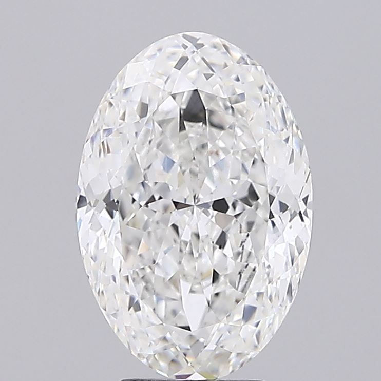 5.53 ct. oval Lab Grown Diamond front image