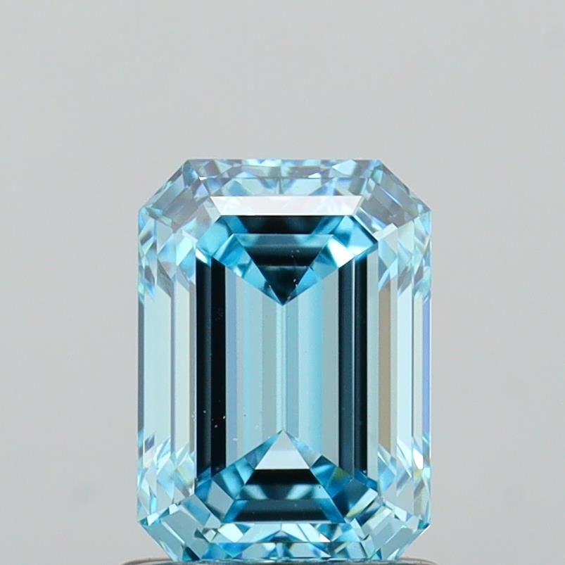1.39 CT Fancy Vivid Blue EMERALD
