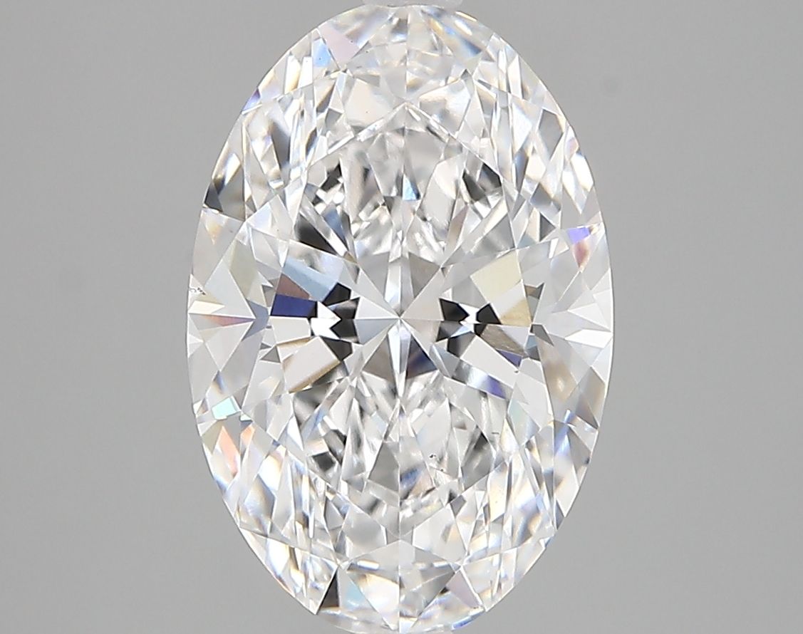 3.64 ct. oval Lab Grown Diamond front image