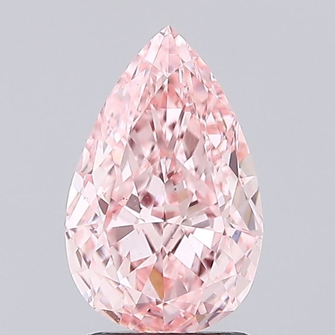 1.5 CT Fancy Vivid Pink PEAR
