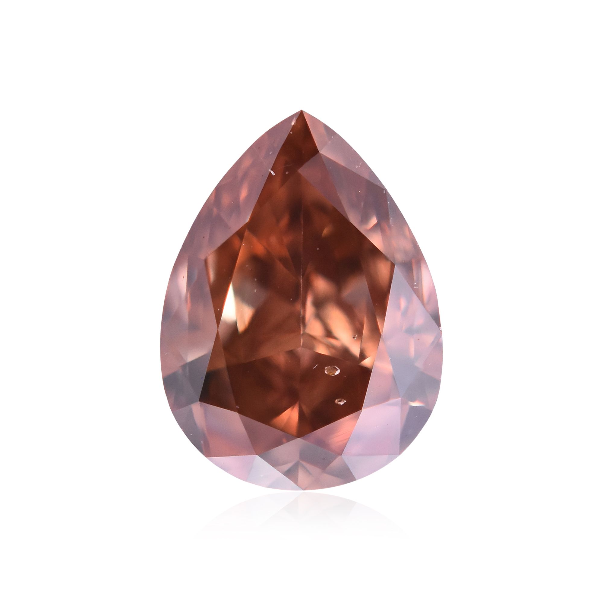 Diament 0.46 ct Fancy Deep Orangey Pink/SI1