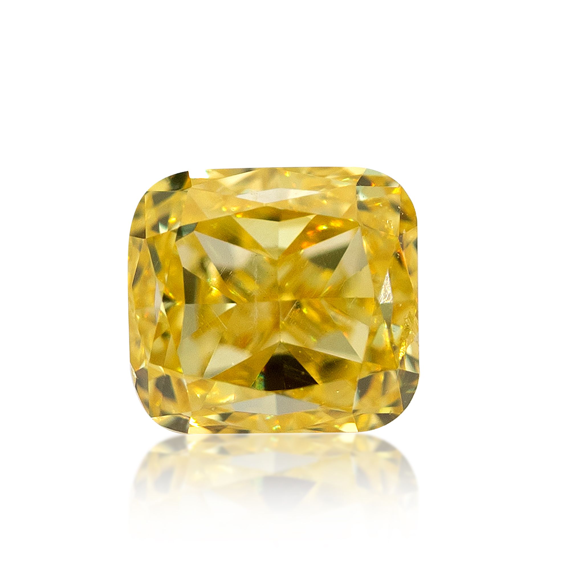 Diament 0.43 ct Fancy Intense Yellow/SI2