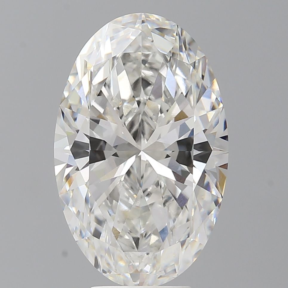6.60 ct. oval Lab Grown Diamond front image