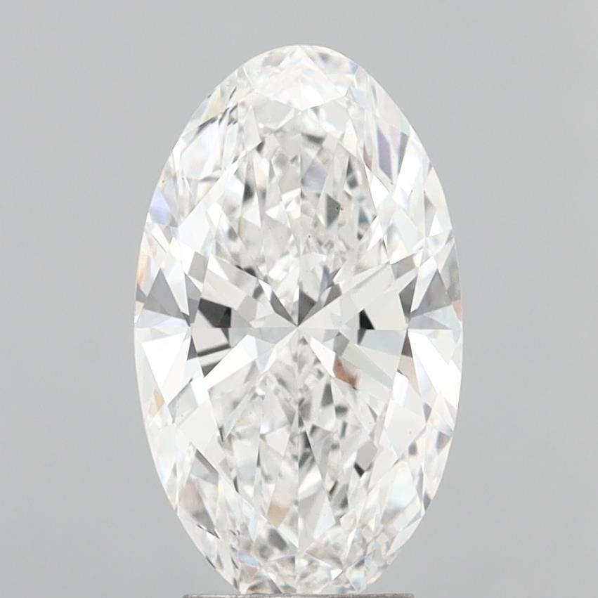 4.05 ct. oval Lab Grown Diamond front image
