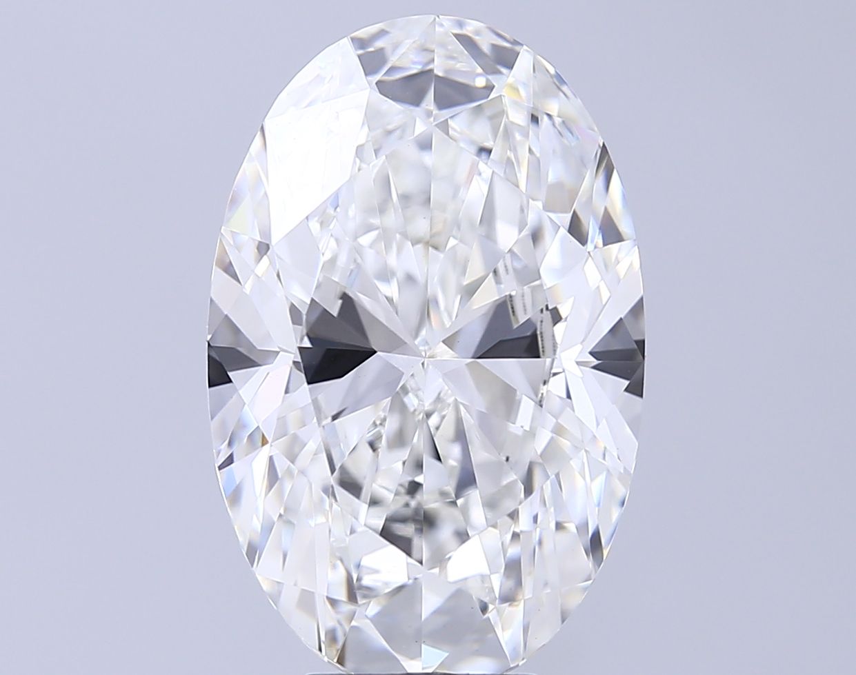 8.04 ct. oval Lab Grown Diamond front image