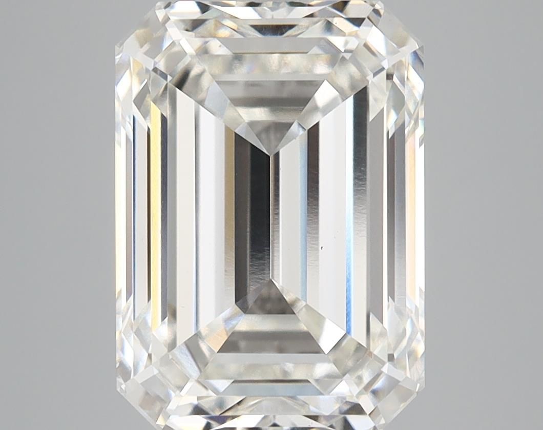 5.54 ct. emerald Lab Grown Diamond front image