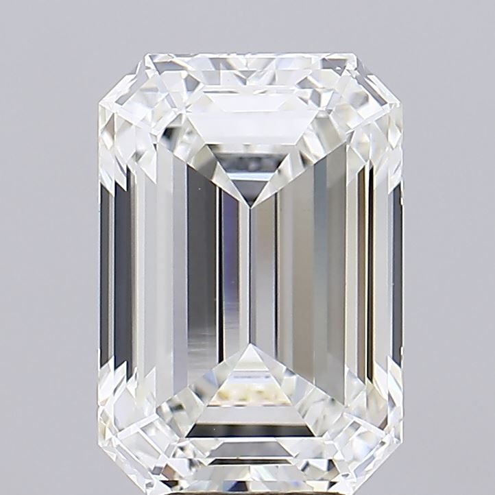 6.60 ct. emerald Lab Grown Diamond front image