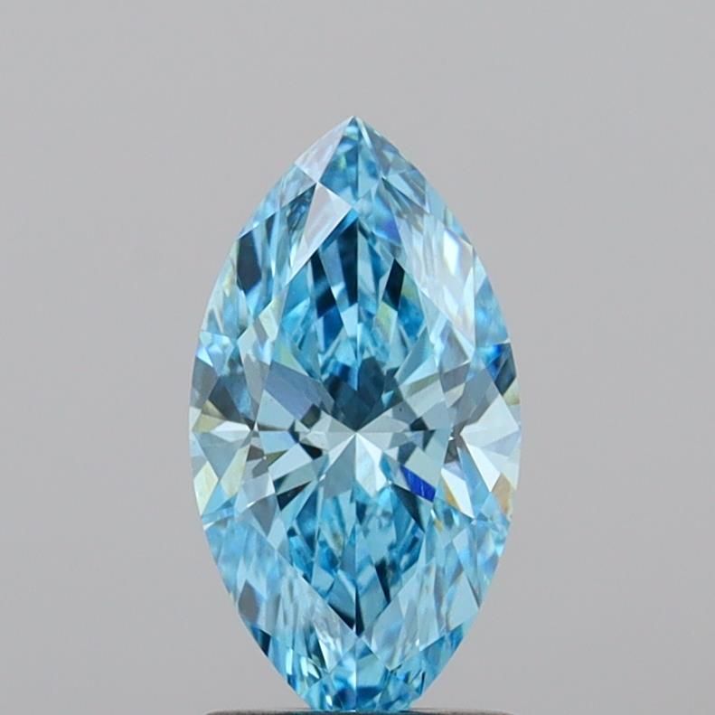 1.33 CT Fancy Vivid Blue MARQUISE