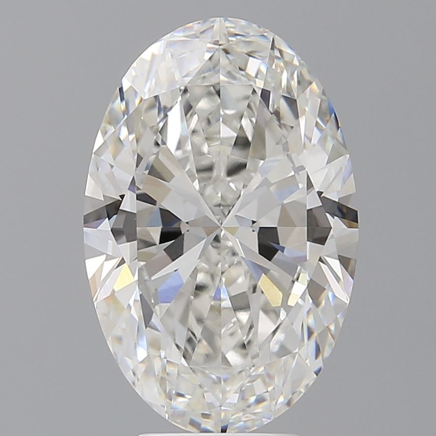 6.01 ct. oval Lab Grown Diamond front image