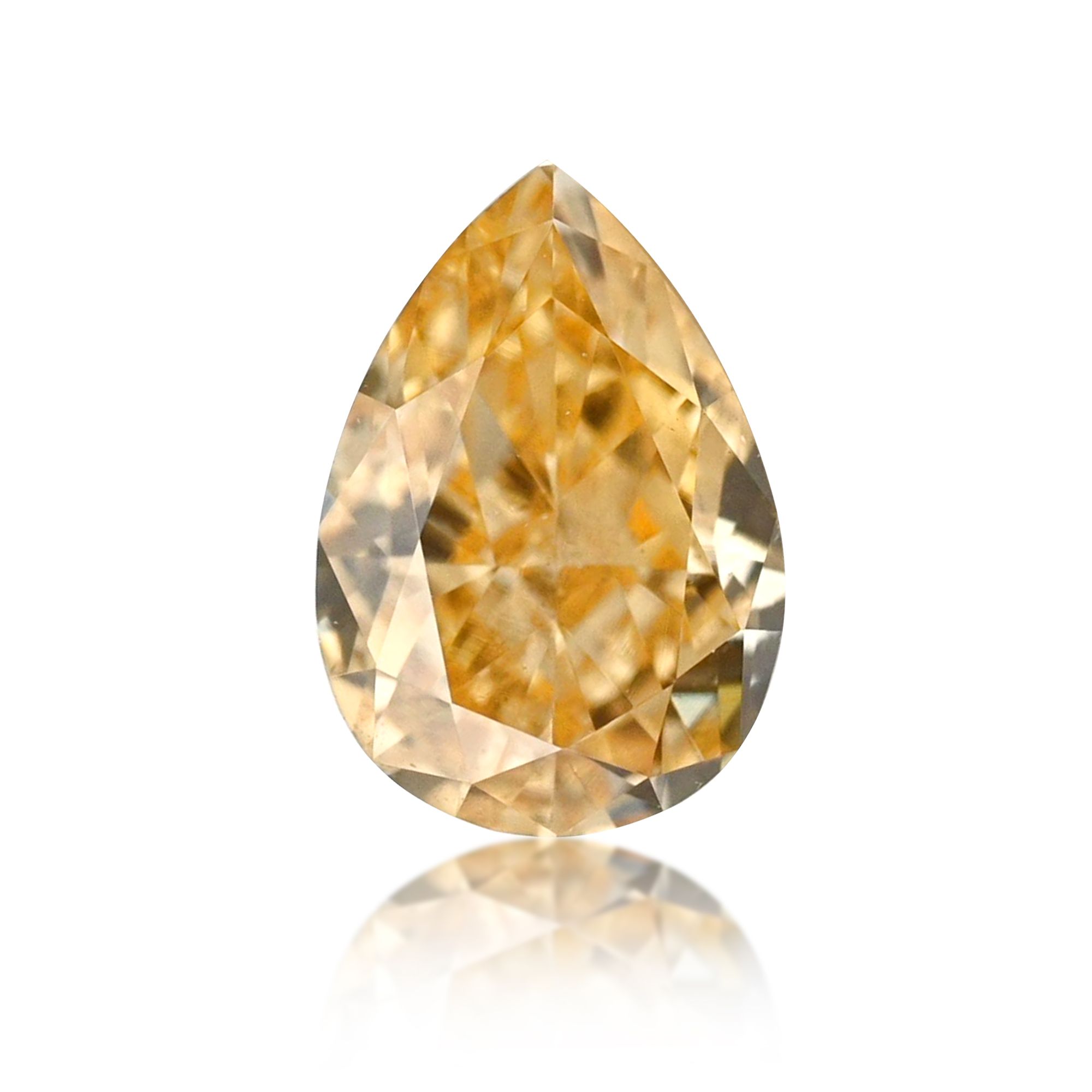 Diament 0.39 ct Fancy Intense Orangey Yellow/SI1