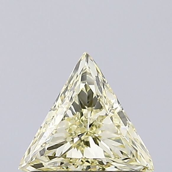 0.38 CT Fancy Light Yellow TRIANGULAR