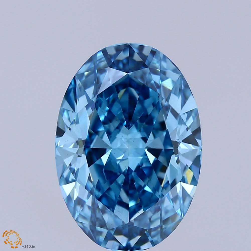 6.03 ct. oval Lab Grown Diamond front image