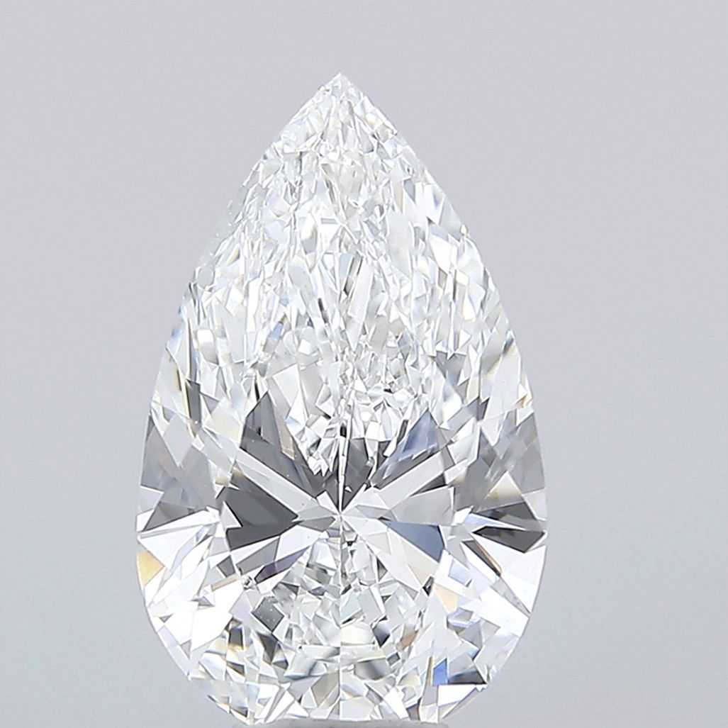 7.01 ct. pear Lab Grown Diamond front image