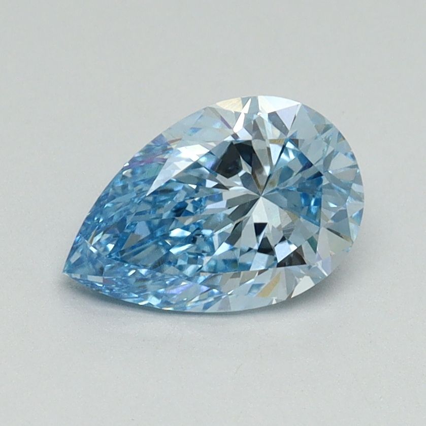 1.01 CT Fancy Vivid Blue PEAR