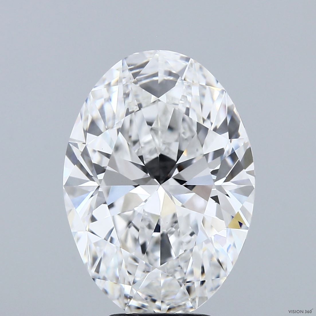 6.06 ct. oval Lab Grown Diamond front image
