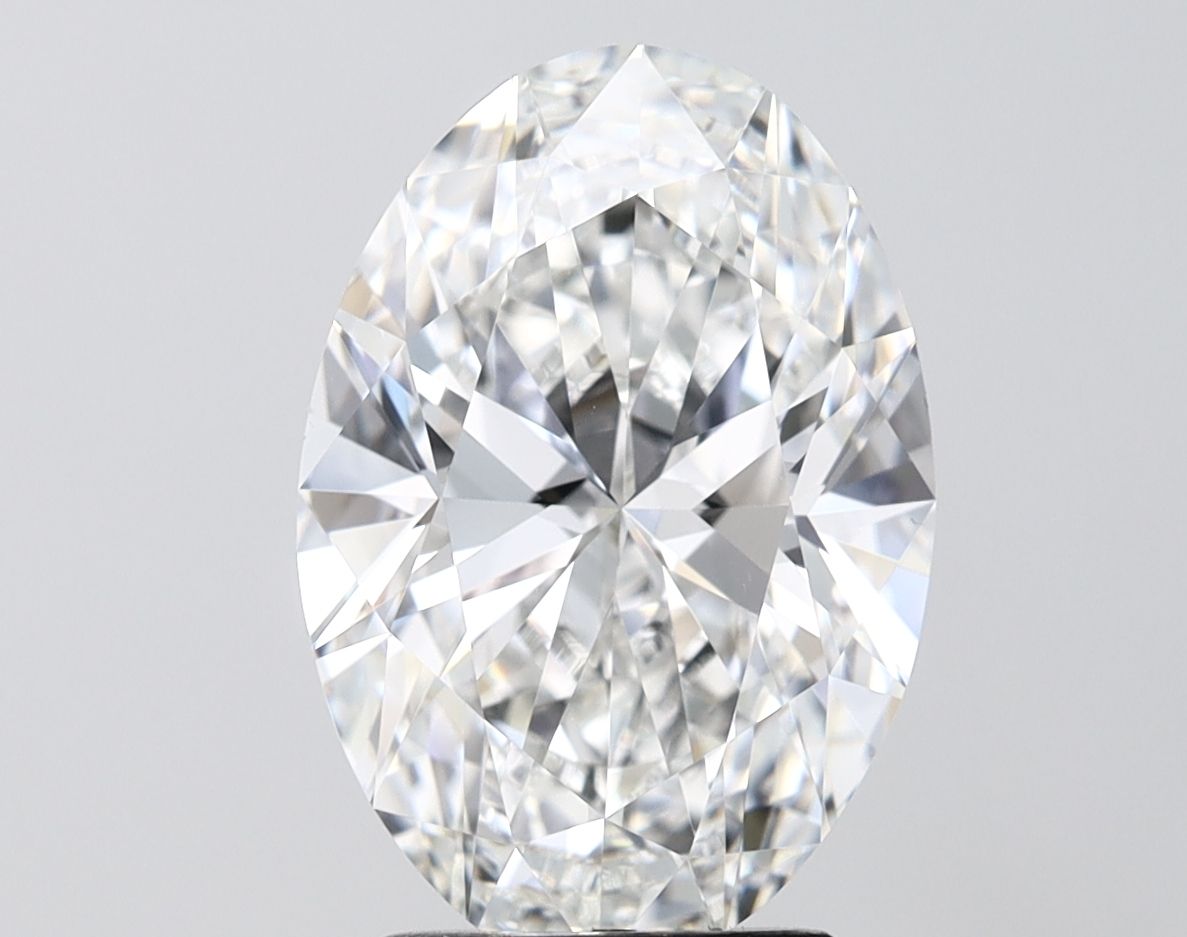 4.02 ct. oval Lab Grown Diamond front image