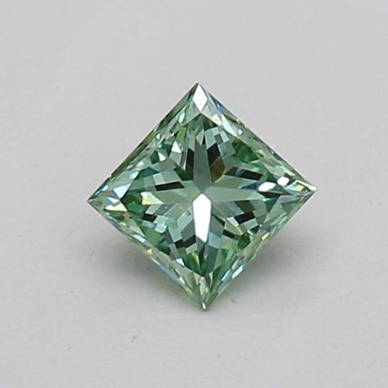 0.18 CT Fancy Vivid Green PRINCESS