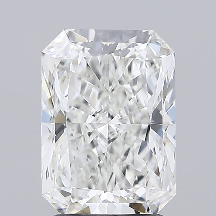 2.04 carat e IF EX Cut IGI radiant diamond