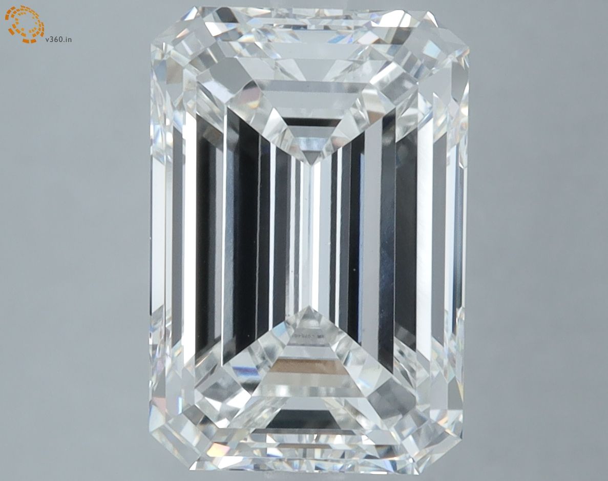 6.01 ct. emerald Lab Grown Diamond front image