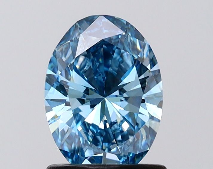 1.0 CT Fancy Vivid Blue OVAL