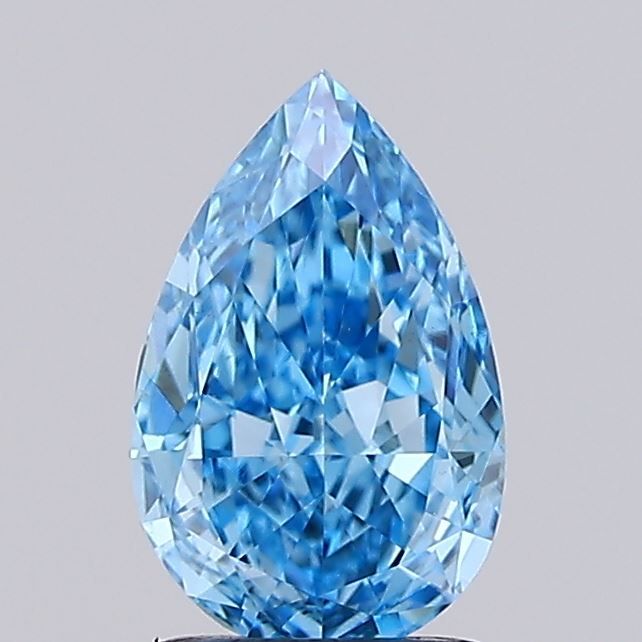 0.99 CT Fancy Vivid Blue PEAR