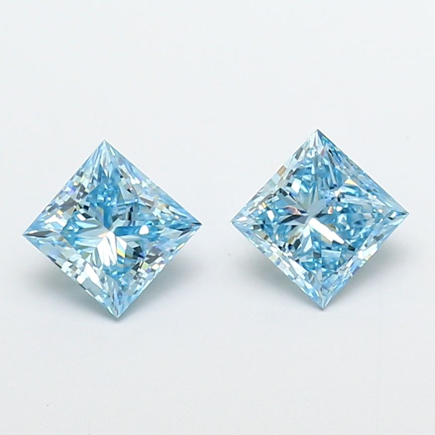 1.06 CT Fancy Vivid Blue PRINCESS