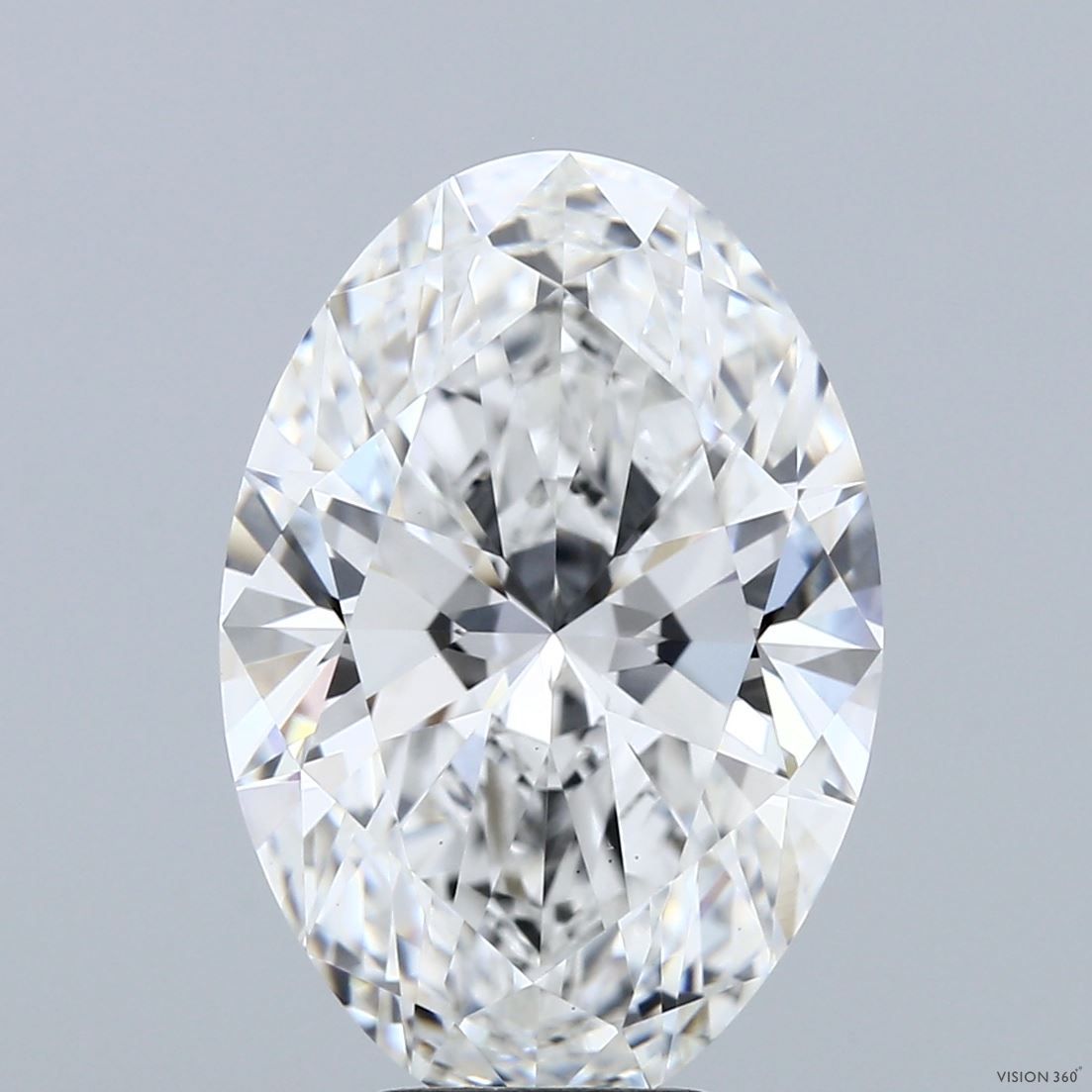 6.05 ct. oval Lab Grown Diamond front image