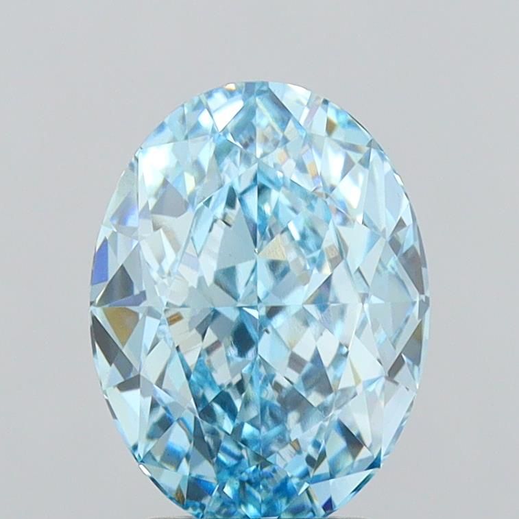 3.03 ct. oval Lab Grown Diamond front image