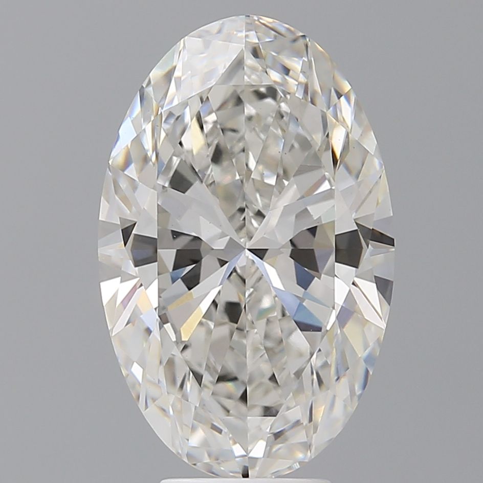 6.58 ct. oval Lab Grown Diamond front image
