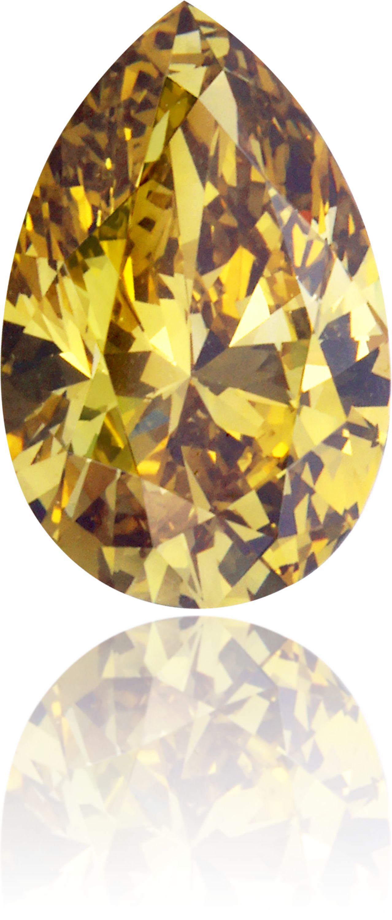 Diament 2.15 ct Fancy Deep Brownish Greenish Yellow/SI2