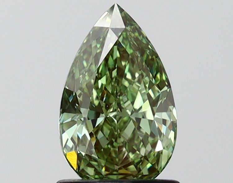 1.16 CT Fancy Vivid Green PEAR