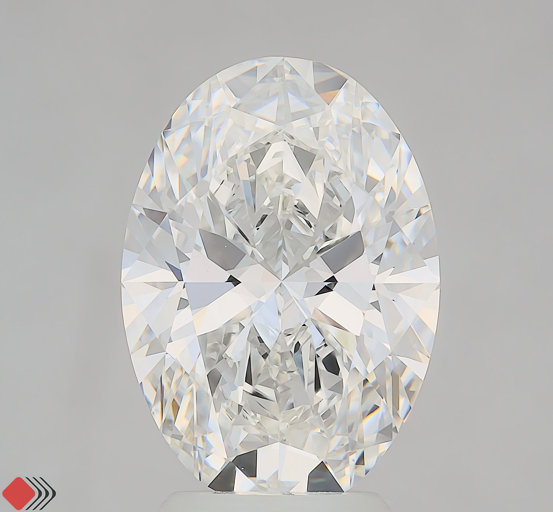 3.55 ct. oval Lab Grown Diamond front image