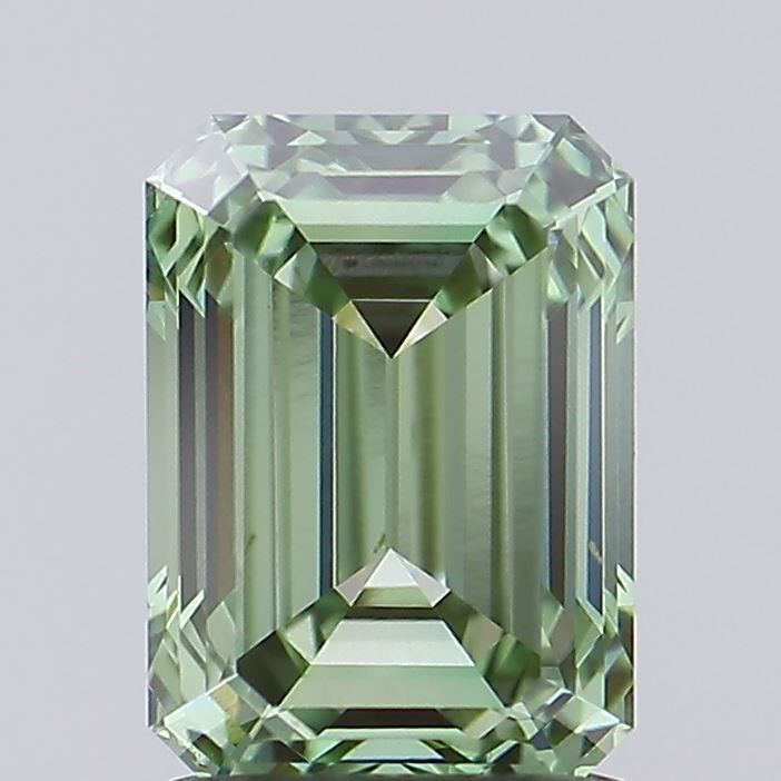1.55 CT Fancy Vivid Green EMERALD