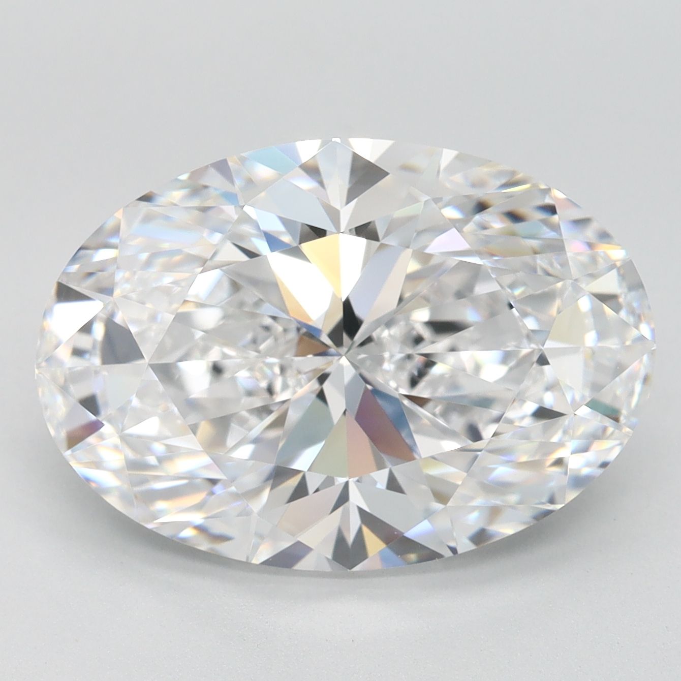 6.07 ct. oval Lab Grown Diamond front image