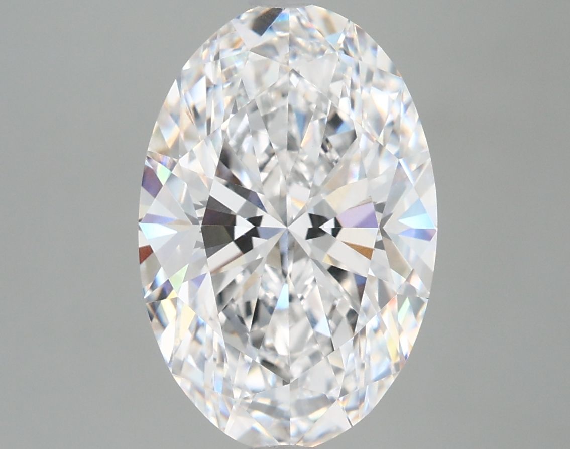 4.14 ct. oval Lab Grown Diamond front image