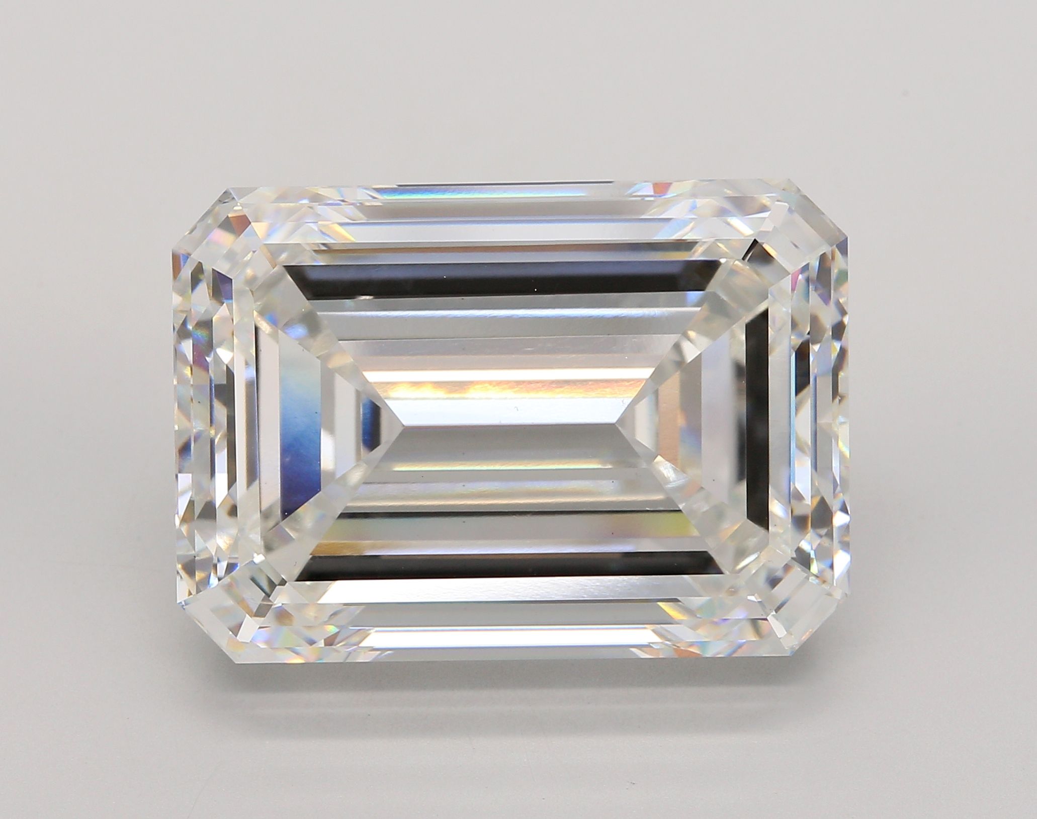 37.22 ct. emerald Lab Grown Diamond front image