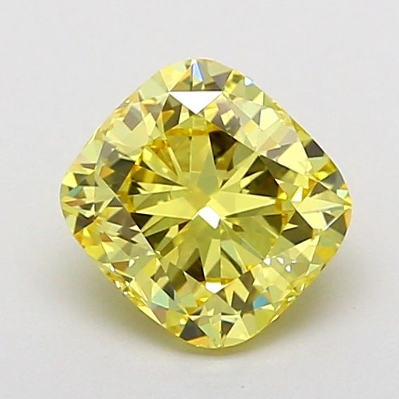1.03 CT Fancy Intense Yellow CUSHION MODIFIED