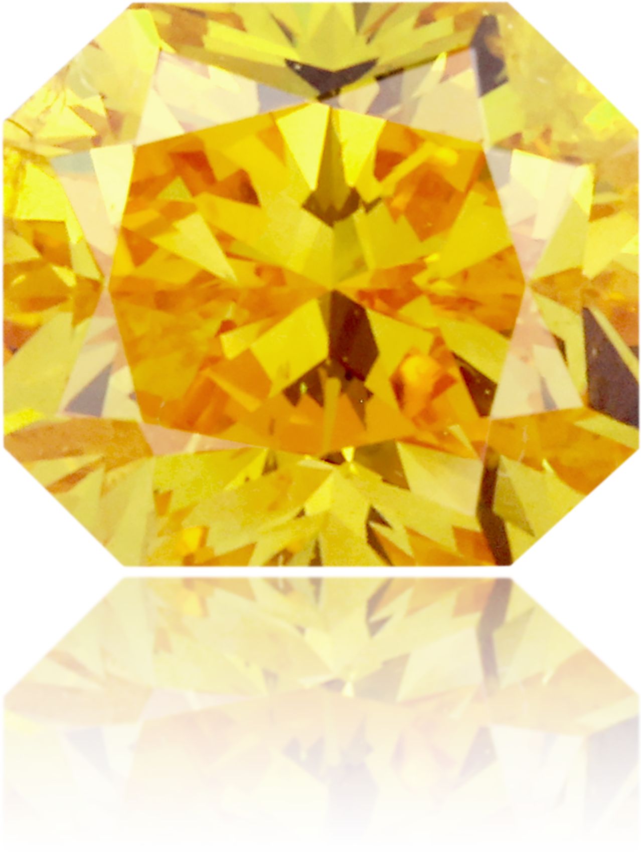 Diament 0.62 ct Fancy Vivid Yellow/I1