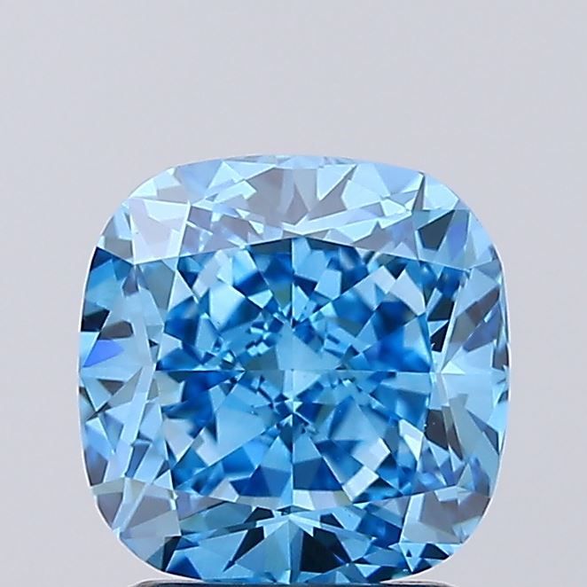 1.9 CT Fancy Vivid Blue CUSHION MODIFIED